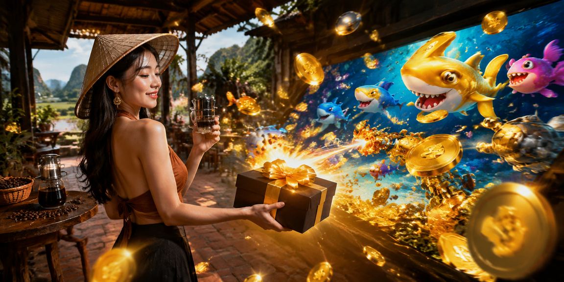 Người chơi thưởng thức cà phê và truy cập trang cá cược tại Ninh Bình