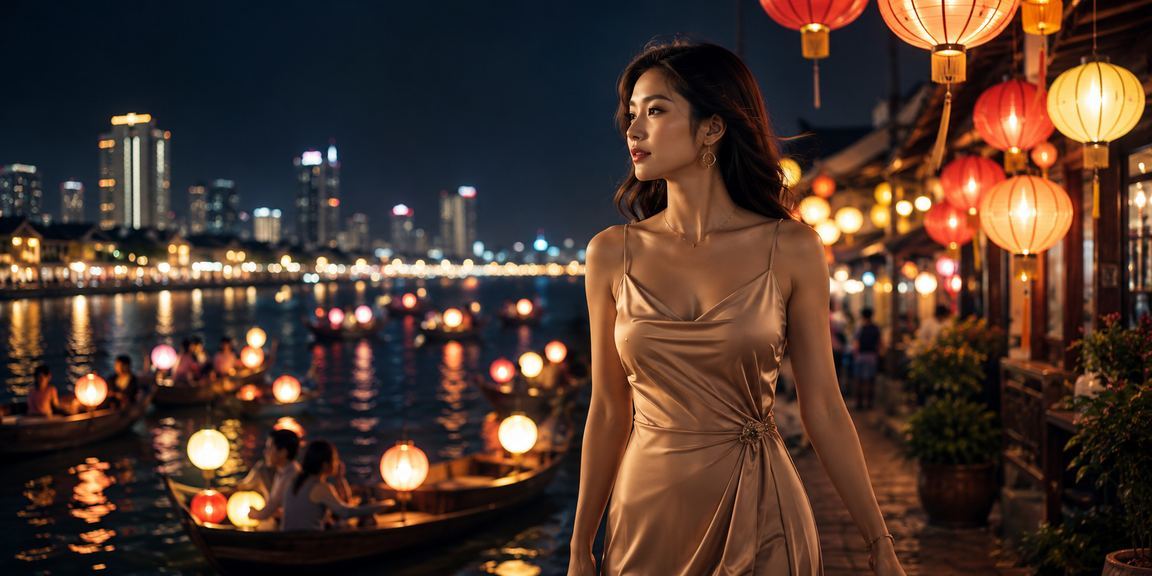 Người dùng Sài Gòn thực hiện giao dịch nạp tiền trên điện thoại tại chợ đêm